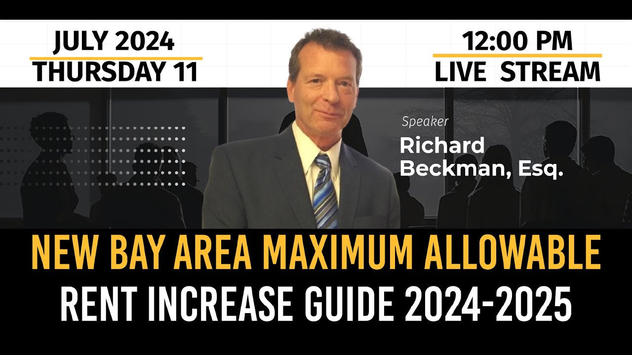 New Bay Area Maximum Allowable Rent Increase Guide 2024-2025