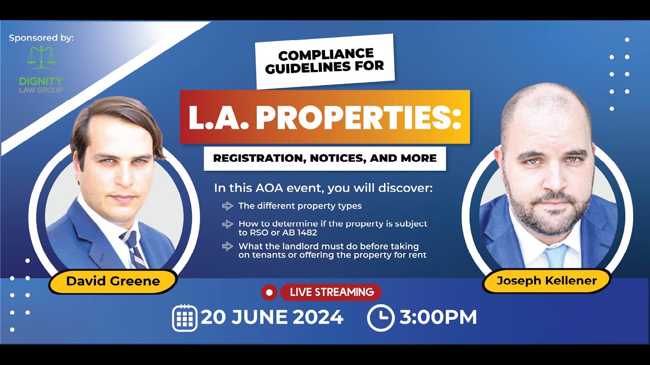 Compliance Guidelines for L.A. Properties: Registration, Notices, and More