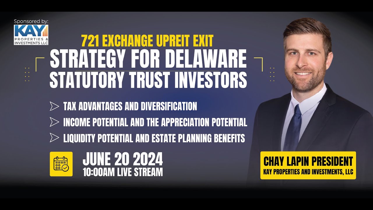 721 Exchange UPREIT Exit Strategy for Delaware Statutory Trust Investors