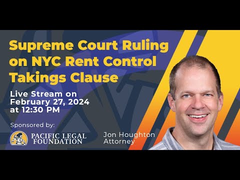 Supreme Court Ruling on NYC Rent Control Takings Clause