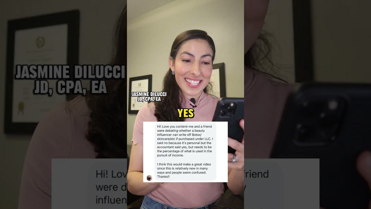 Can Beauty Influencers Write-Off Botox?
