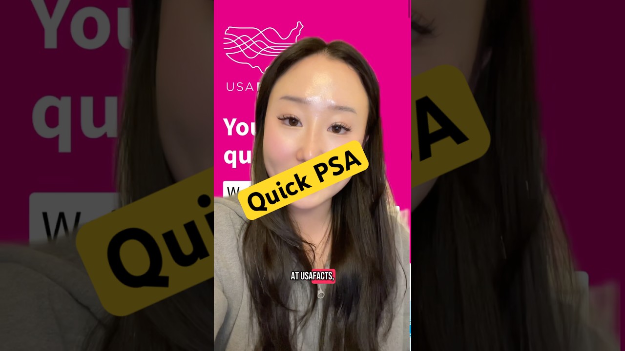 A quick PSA from USAFacts #data #reels #fyp