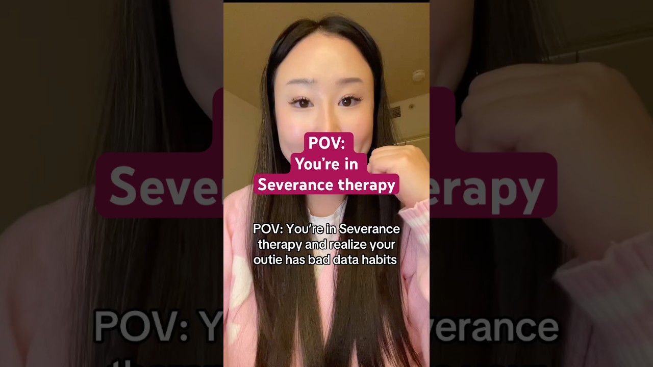 Would your outie have good or bad data habits? #severance #fyp #data #funny