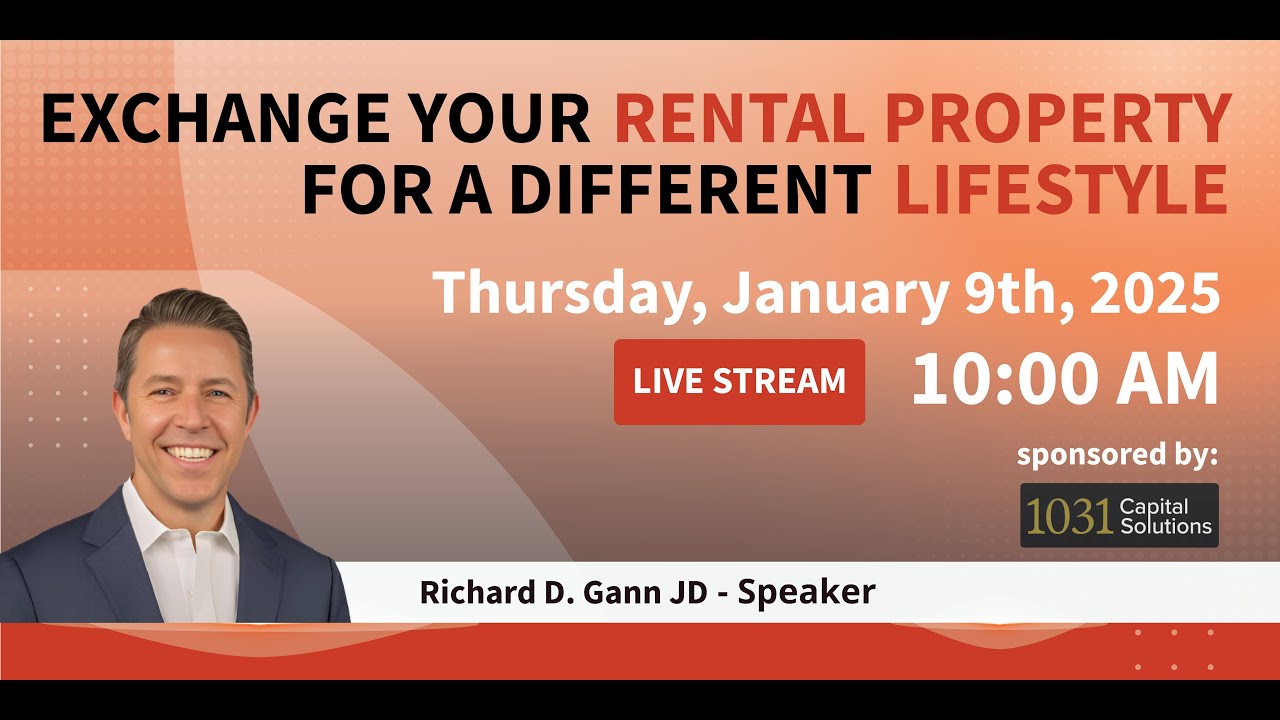 Exchange your Rental Property for a Different Lifestyle