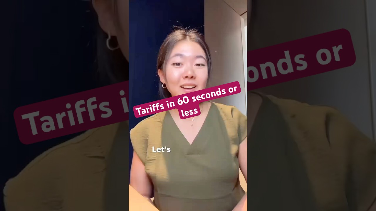 Tariffs explained in under 60 seconds #USAFacts #TariffsExplained #In60SecondsOrLess