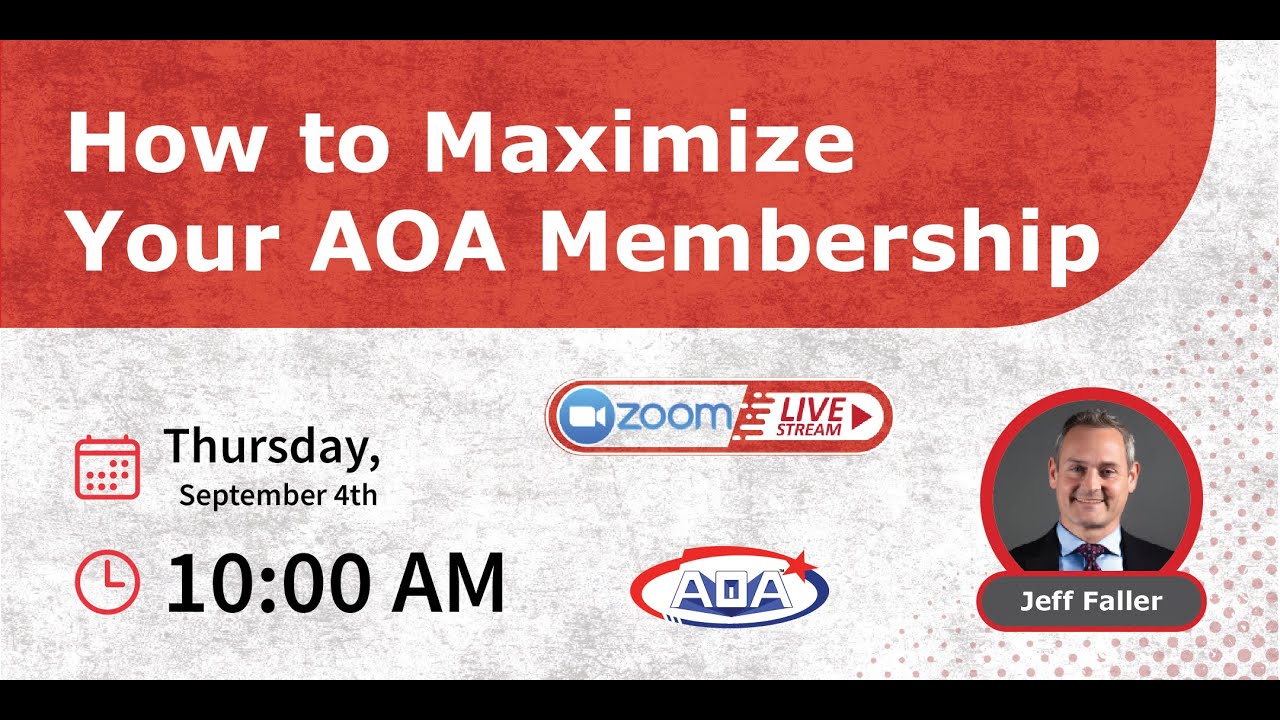 How to Maximize Your AOA Membership