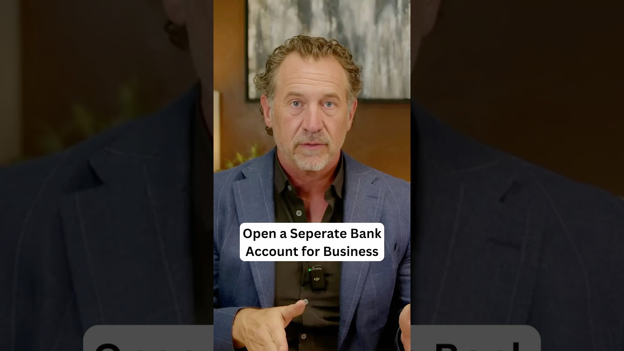 Open a Separate Bank Account For Your Business