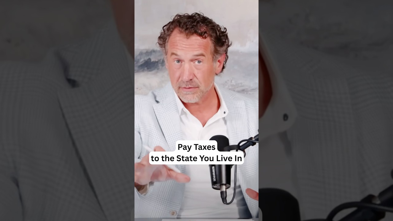 You MUST Pay Taxes to the State You LIVE in