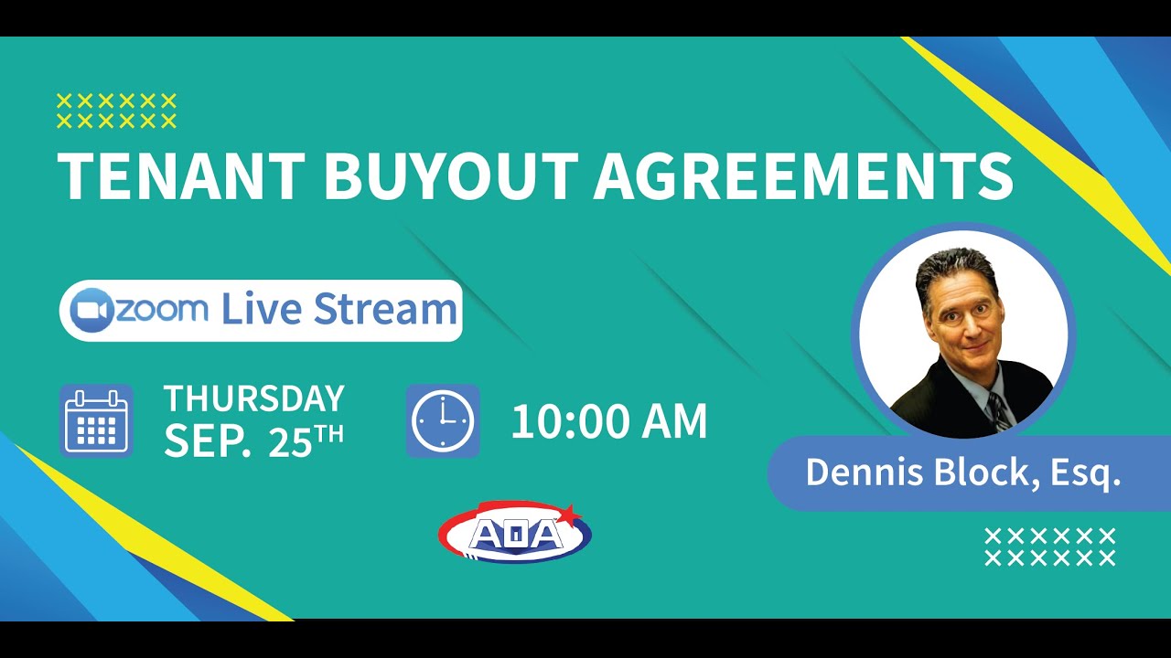 Tenant Buyout Agreements