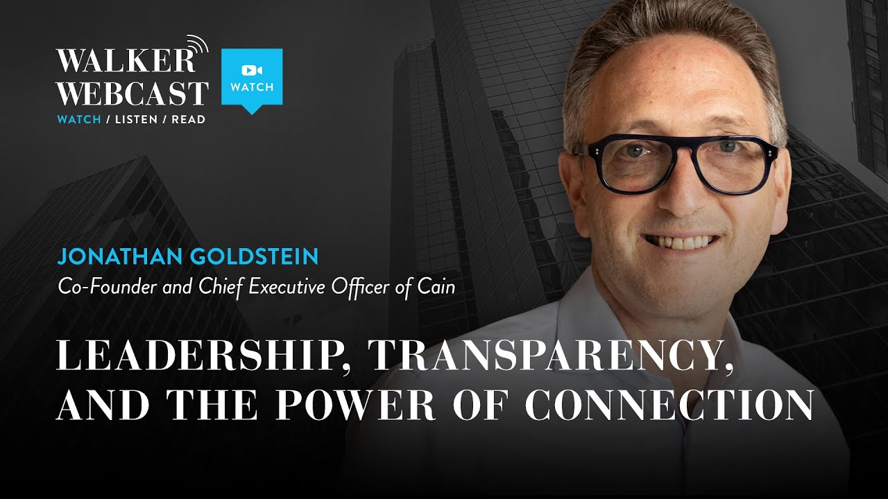 Jonathan Goldstein, Co Founder and Chief Executive Officer of Cain