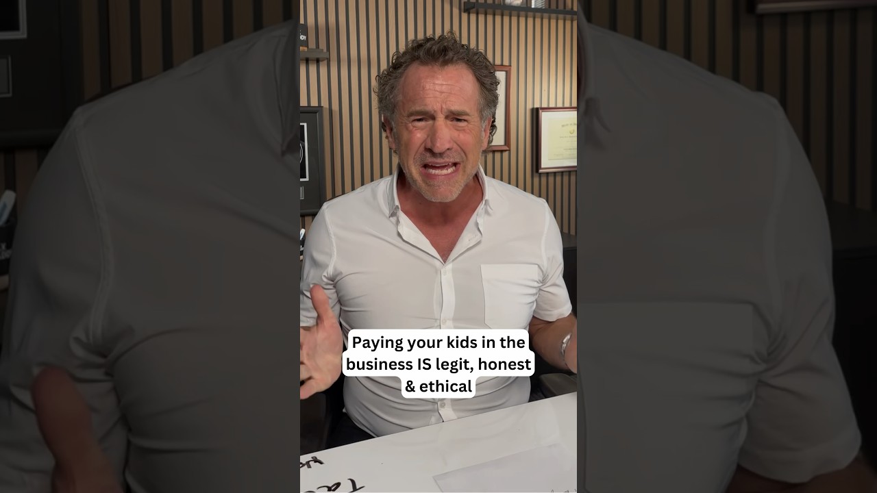 Is Paying Your Kids in the Business Legit?