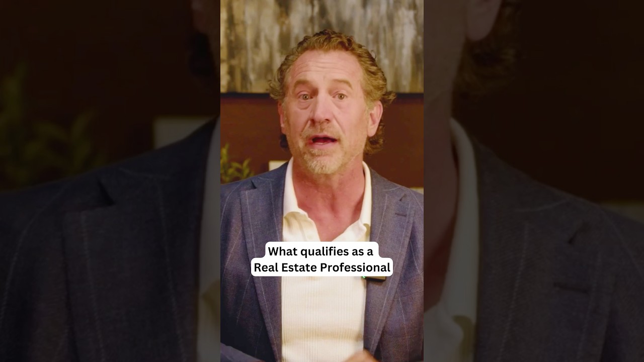 What Qualifies as a Real Estate Professional