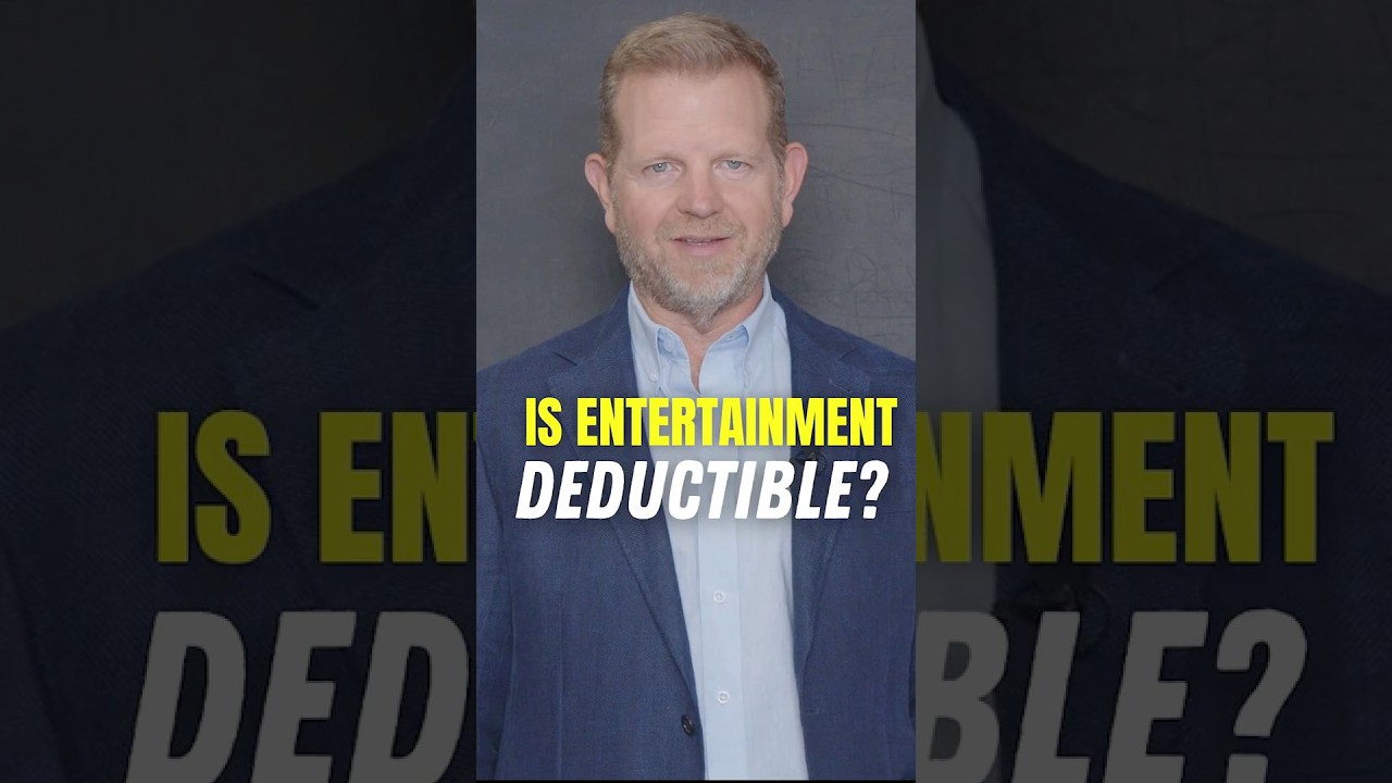 Is Entertainment REALLY DEDUCITBLE?