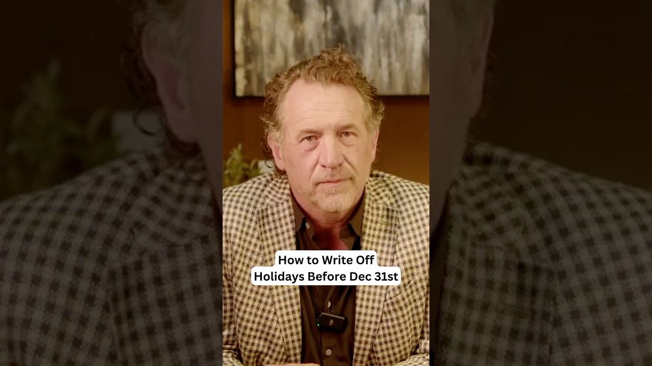 You Can Write Off Holidays This Year…